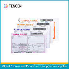 Courier NCR Paper Waybill with Tracking Barcode